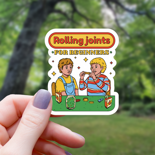 Rolling Joints For Beginners Sticker - 3