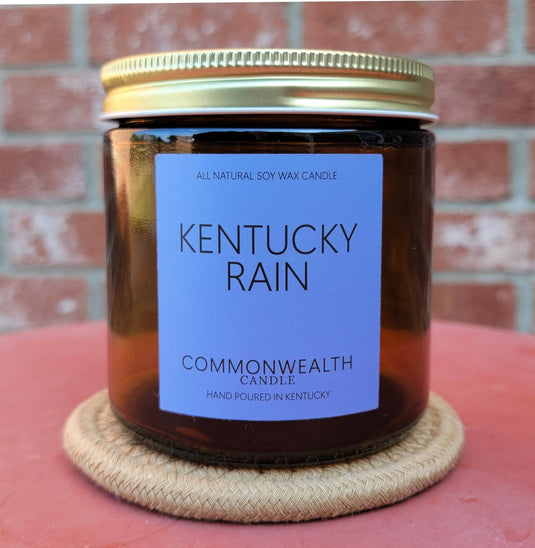 Kentucky Rain: Amber Jar Candle - 16oz