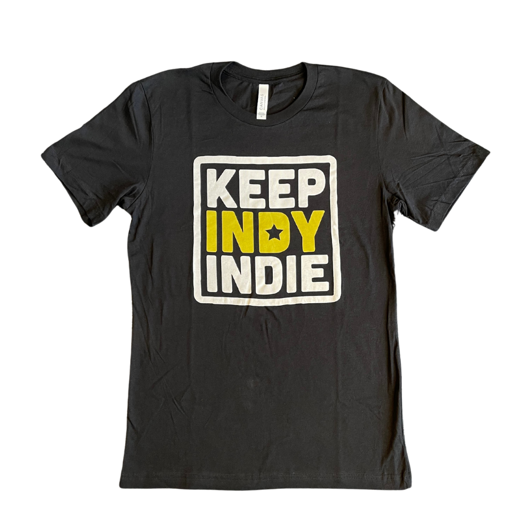 Keep Indy Indie Logo T-Shirt - Black