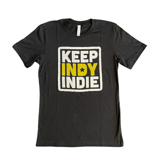 Keep Indy Indie Logo T-Shirt - Black