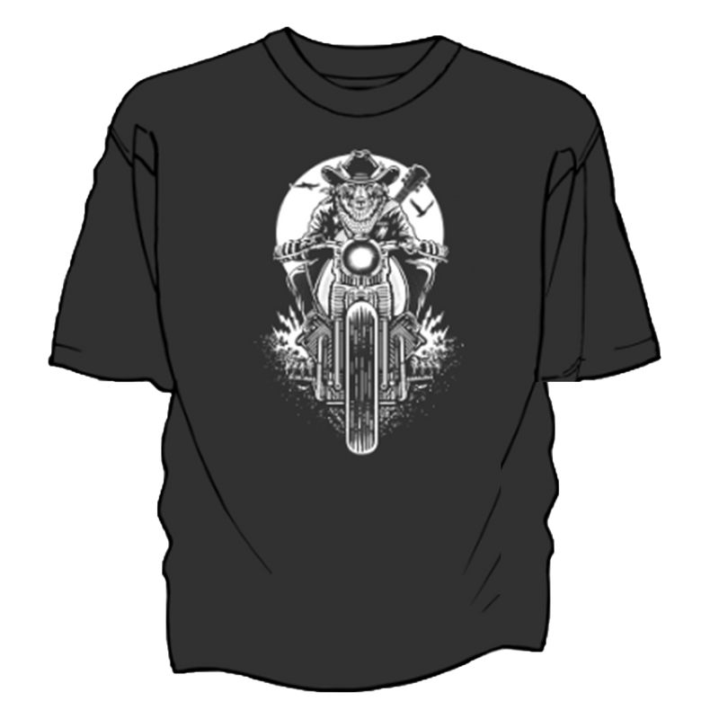 Load image into Gallery viewer, Holler On The Hill MotoWolf Tee T-shirt
