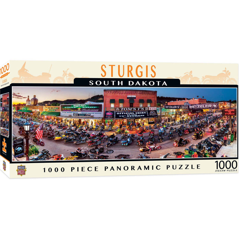 Load image into Gallery viewer, Sturgis 1000 Piece Panoramic Puzzle
