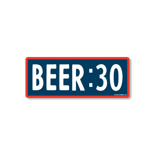 Beer:30 Sticker