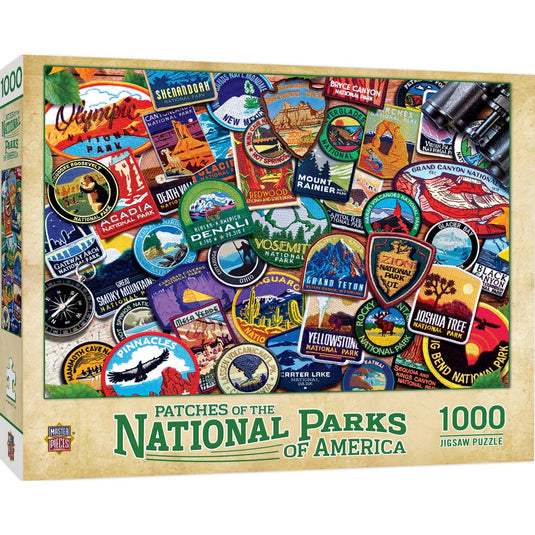Patches of the National Parks 1000 Piece Puzzle