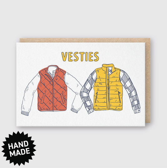 Vesties Besties: 3 3/8" X 5 3/8"