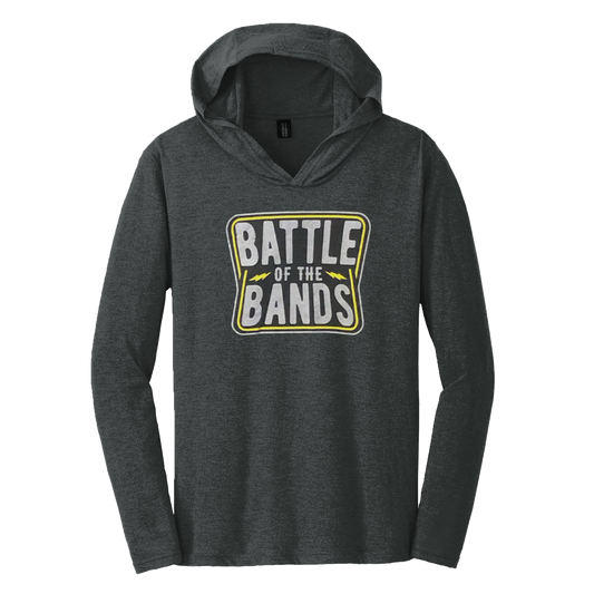 Battle of the Bands Lineup Long Sleeved T-Shirt w/ Hood - Black