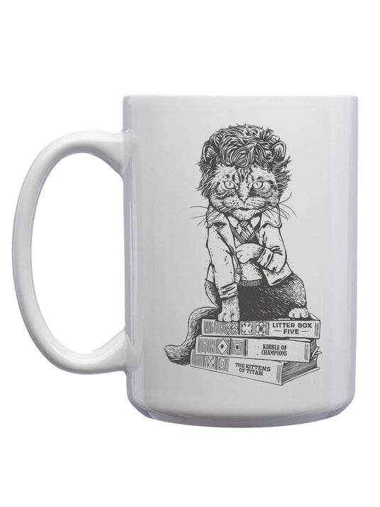 Cat Vonnegut Coffee Mug by USI - White