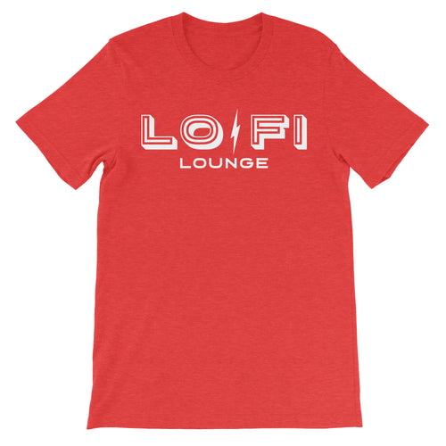 LO-FI Lounge Logo T-Shirt - Red