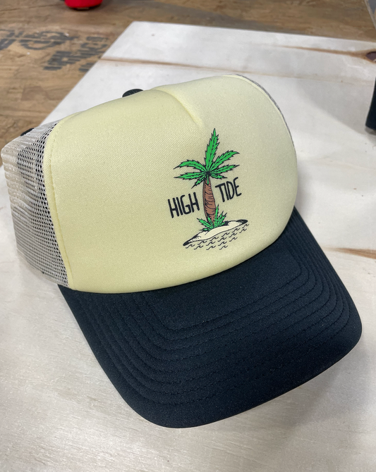 High Tide Snapback Trucker Hat - Yellow