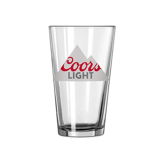 Coors Lite Mountains Pint Glass - Traditional 16oz