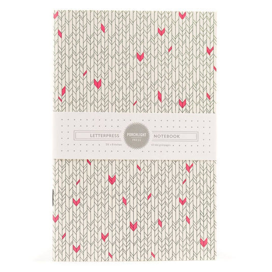 Chevron Large Notebook: Dot Page Notebook