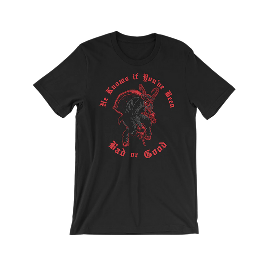 Krampus Holiday T-Shirt - Black